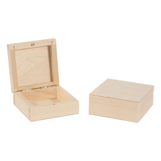 Wooden Box With 4 Compartments / Keepsake Box / Wooden Jewelry Box / Ash  Wood Box / Collection Box / Storage Box 