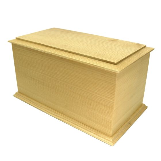 29cm Solid Ash Wooden Urn / Casket