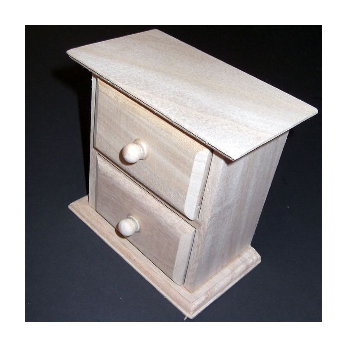 Small wooden store chest of drawers